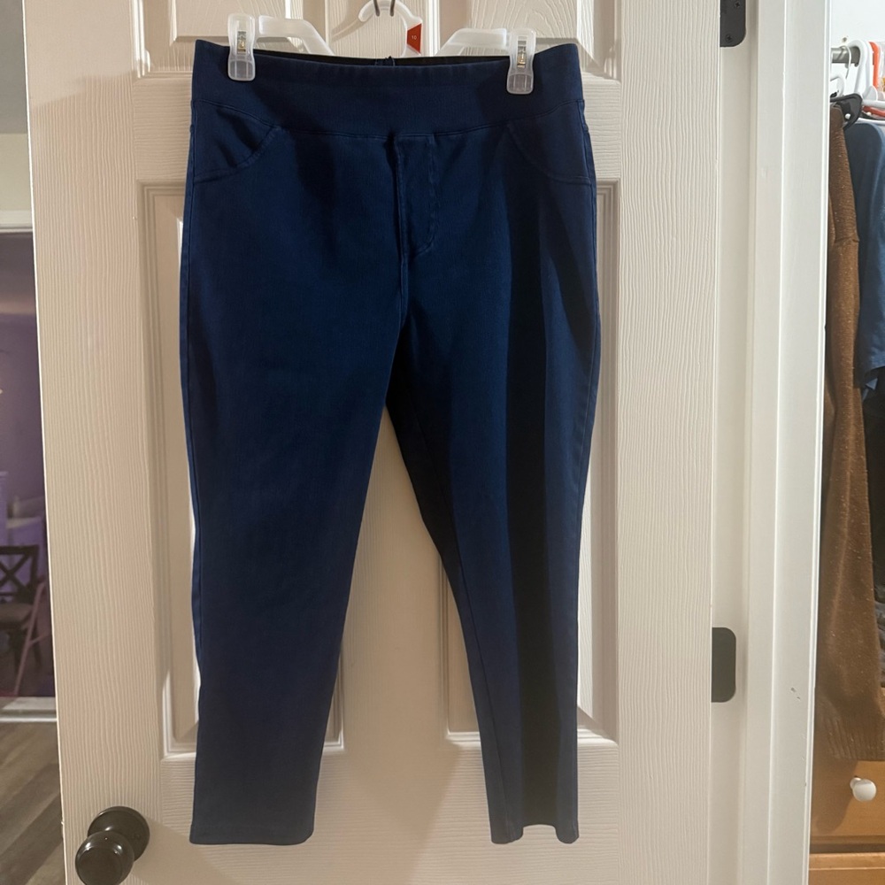 Halara Flex High-Waisted Knit Denim Capri Leggings – Size Large